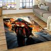 Motocross Motorcycle Modern Rug Carpet for Living Room Bedroom Home Decor,Floor Mat Non-slip Decoration for Sofa Kitchen doormat