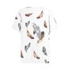 Women's T Shirt Tee Print Button Short Sleeve Tunic Daily Weekend Fashion Basic V- Neck Regular Top