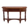 1:12 Scale Dollhouse Half Round Table with Drawer High Simulation Birch Realistic Miniature Dollhous