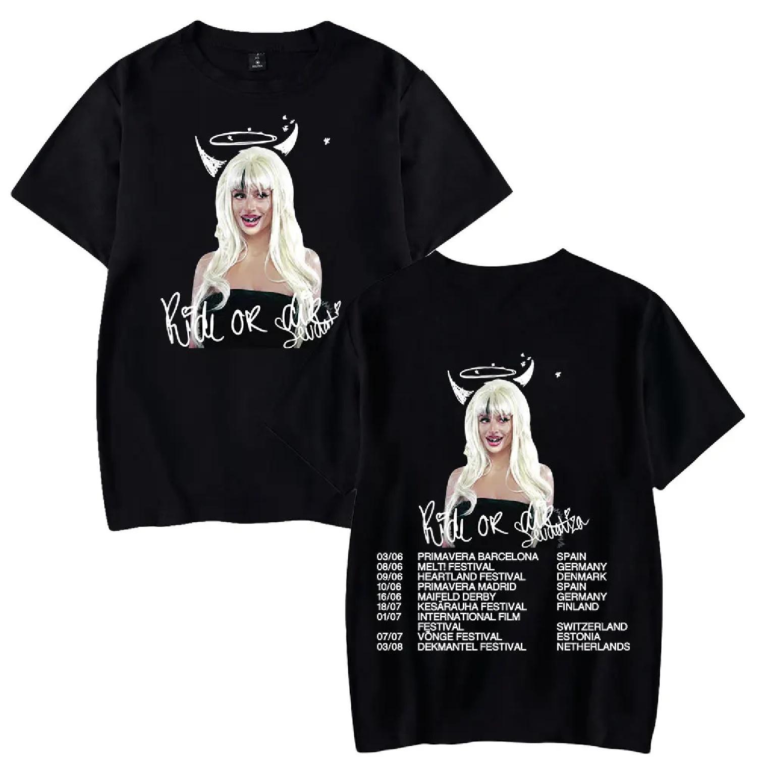 

Sevdaliza Tshirt Crewneck Short Sleeve T-shirt Men Women Streetwear Printing Casual Fashion Hip Hop XXXXXL чорний