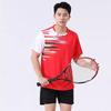 Quick-Dry Badminton Shirt Set Men Women Sportswear With Double Pockets Breathable Athletic Top