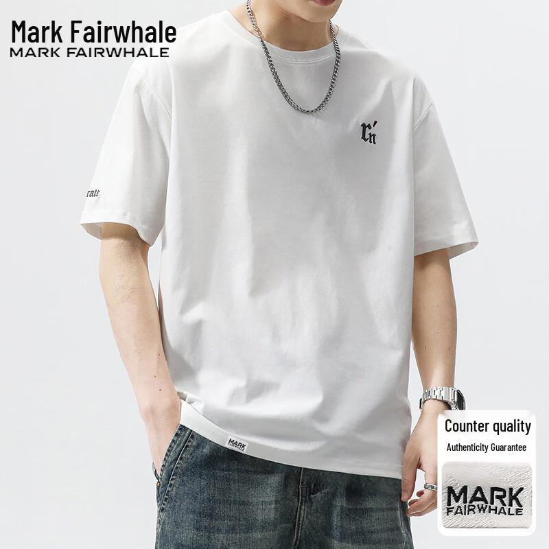 Mark Fairwhale Men's Loose Fit Crew Neck Short Sleeve T-Shirt