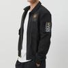 Nike NBA Collaboration Embroidered Letter Pattern Zip-Up Long Sleeve Jacket Men Jackets Black FD8436-010