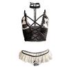 Sexy Cow Girl Maid Uniform Lolita Costume Hollow Out Lingerie Set Naughty Cosplay Anime dress Role Play Bed Temptation+Stockings