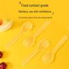 Miaojie Disposable Plastic Fork Spoons