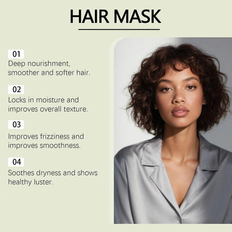 Kollagen-Haarmaske für geschädigtes trockenes Haar, Feuchtigkeitsspendende & Glättende Tiefenpflege-Masken für alle Haartypen, 350g Haarpflege Weihnachtsgeschenk
