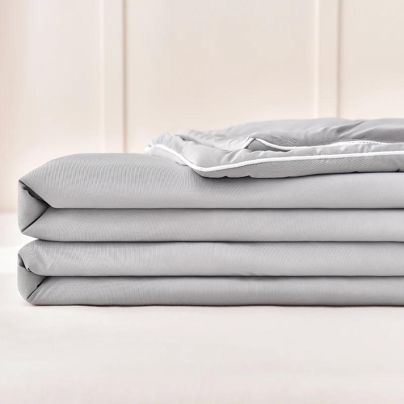 Ice Silk Air Conditioning Quilt Washable Summer Quilts Adult Kids Duvet Home Textiles Luxury Bedding Queen King Size Blanket