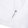 Adidas Solid Color Logo Embroidery Round Neck Short Sleeve T-Shirt Women Tops White HS8108