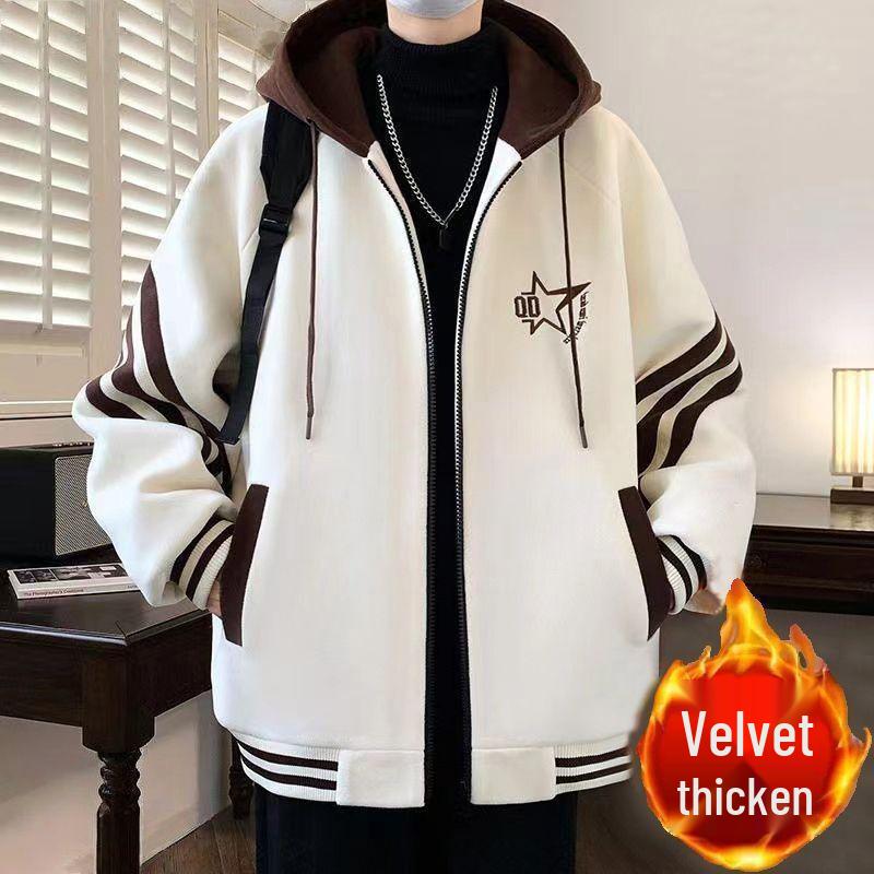 Trendige Baseball-Kapuzenjacke für Jungen in Übergröße