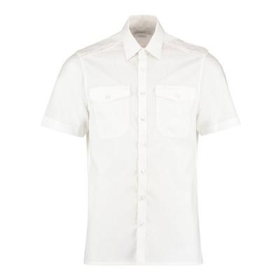 Mens Tailored Short-Sleeved Pilot Shirt