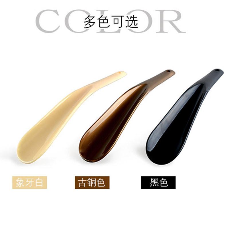 Fashion Fashion Style 1pcs 19cm Shoe Horns Professional Plastic Shoe Horn Spoon Shape Shoehorn Shoe Lifter