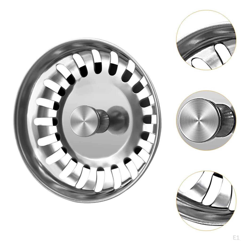 Küchenspülenzubehör Edelstahl Auslaufsicher Sieb Stöpsel