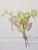 Artificial Caladium Plant Faux Caladium Plastic Plant Home Decor Faux Greenery for Interiors Floral Arrangement