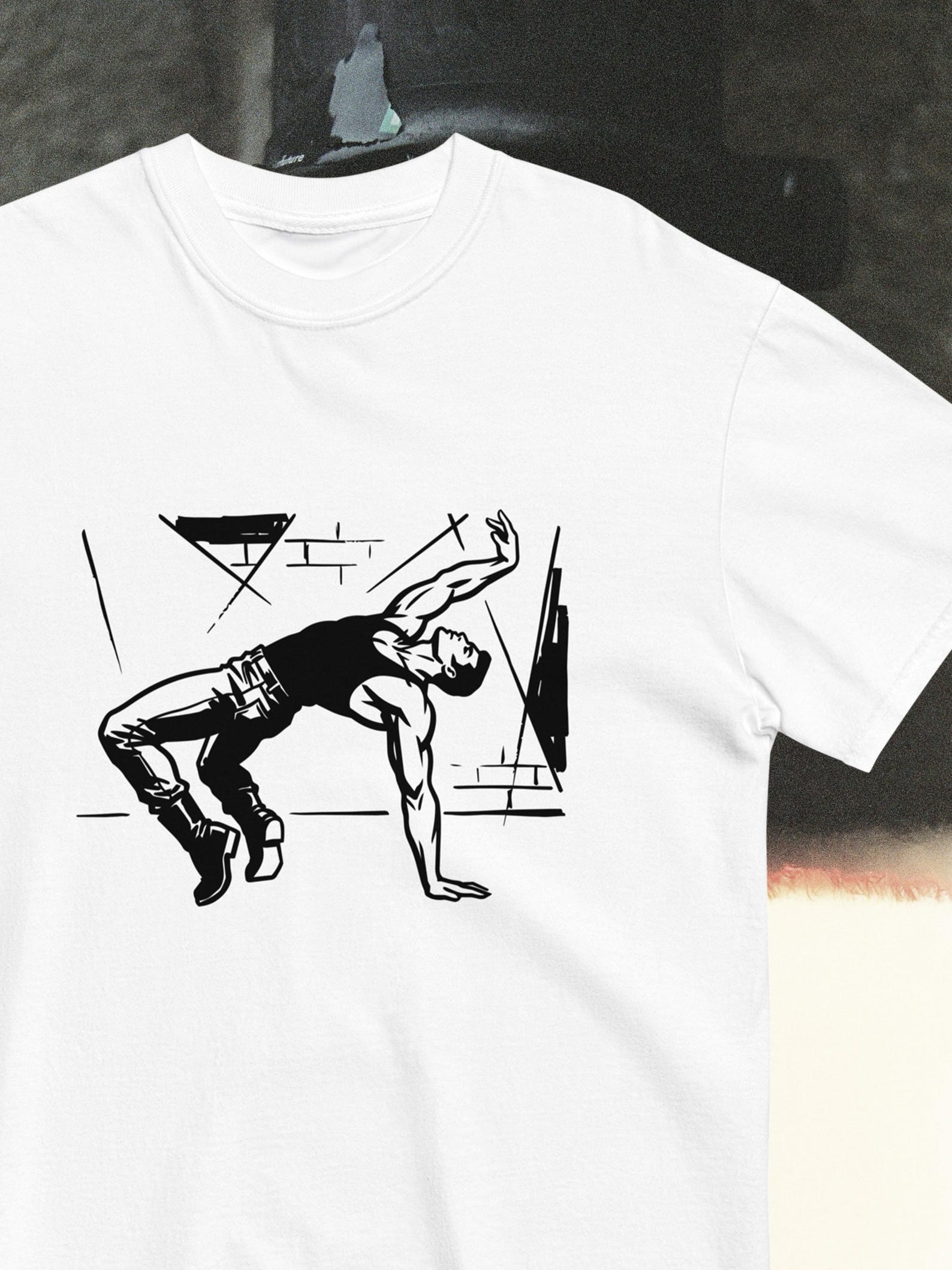 GUTTER CHIC Graphic Tee | Industrial Punk Streetwear, Comfort Colors Noir Shirt XL