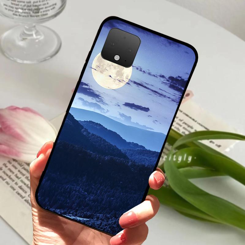 Case For Google Pixel 4A 5G Silicone Soft TPU Black Phone Cover For Google Pixel 5 XL 5G Protective Fundas Cases Luxury Coque