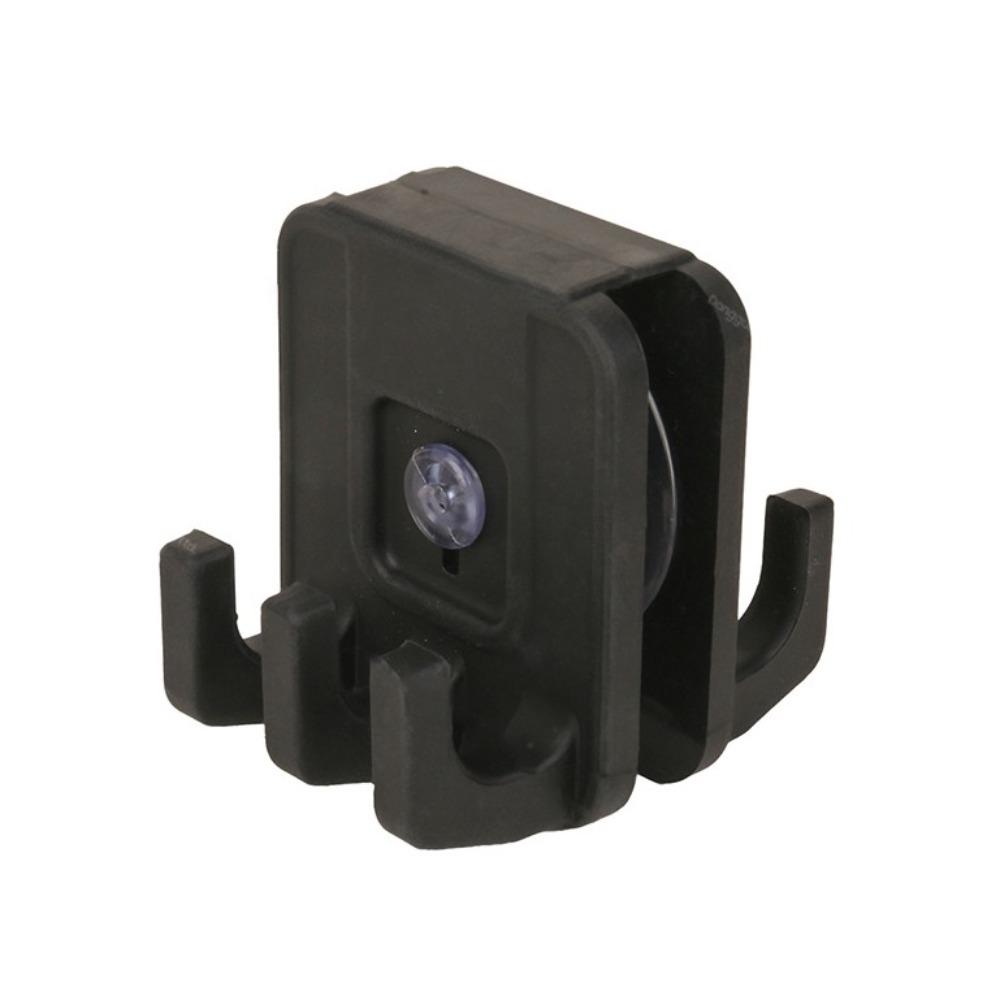 

Съемные душевые крючки Силиконовый крючок для халата и мочалки Многоразовые крючки для полотенец для стеклянной двери чёрный