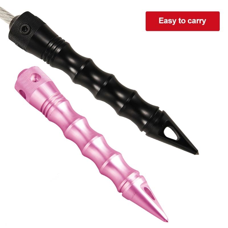 1Pc Car Essential Emergency Window Breaker Whip Hardened Window Breaker Auto Survival Escape Safety Hammer Defense Self Tool