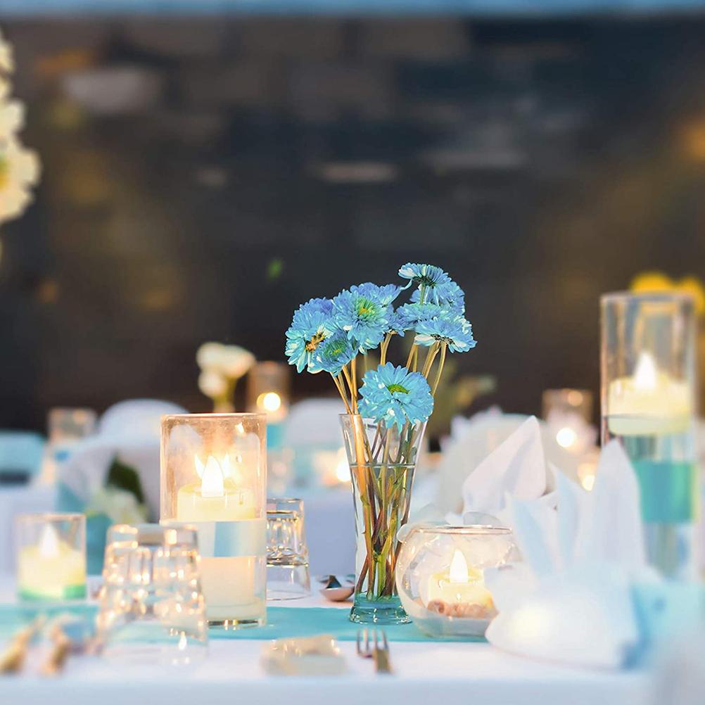 24 Pcs Heart Shape LED Candles Tea Light Romantic Love LED Candles for Valentine S Day Wedding