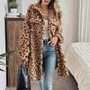 Women Fashion Casual Double Sided Fleece Long Cardigan Coat