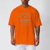 Running T-shirts Men Oversized Drop Shoulders Half Sleeve T Shirt Quick Dry Mesh Gym Clothing Bodybuilding Fitness Loose Tshirt