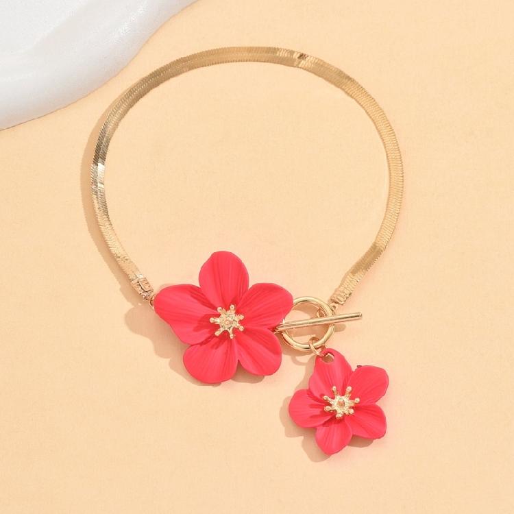 Stylish Flower Ankle Jewelry Secure Adjustable Closure Iron Chain for Casual Outfits Festivals Gifts for Lovers