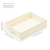 Fabric Underwear Organizer With Divided Compartments For Drawer Storage And Travel