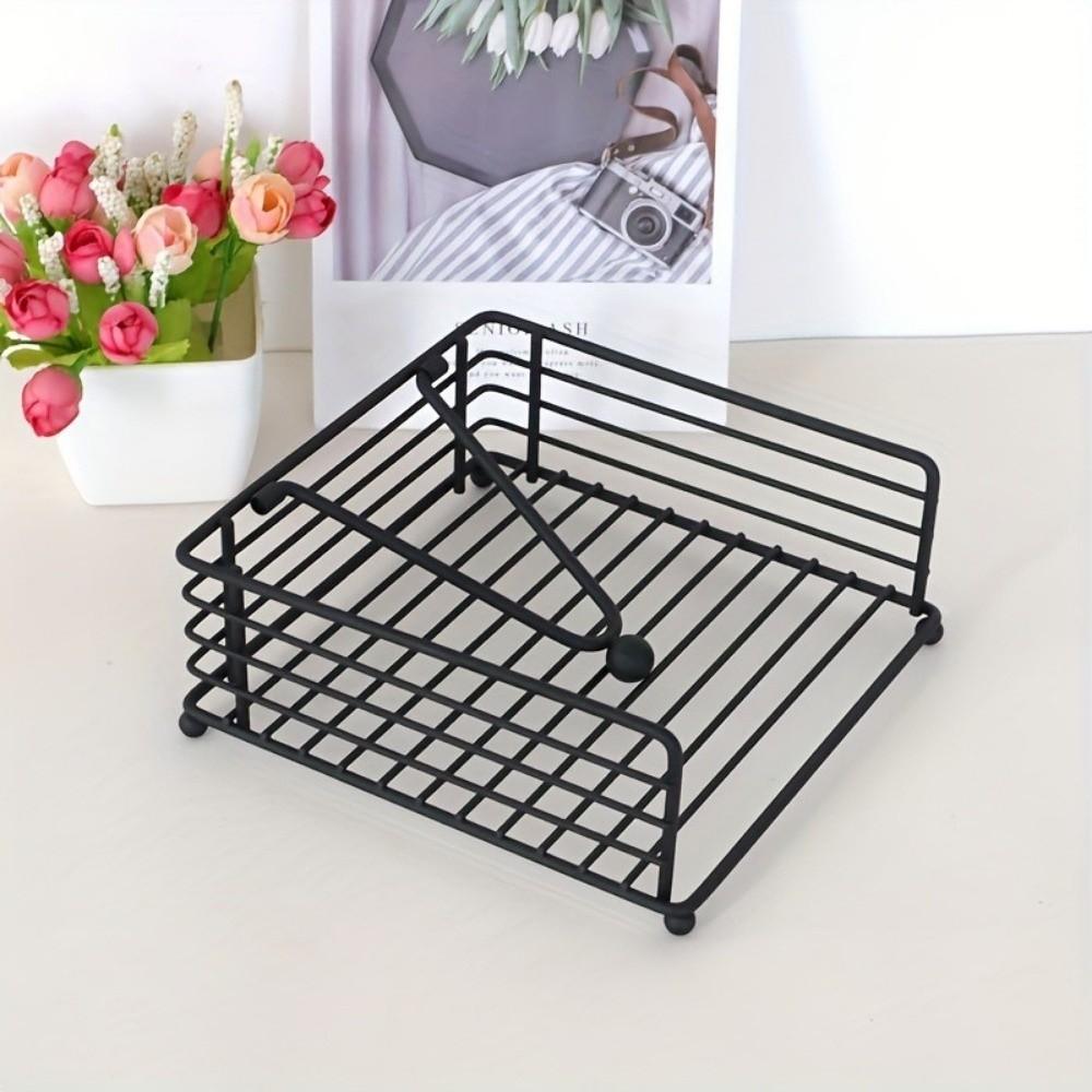 Square Design Napkin Holder Vertical Tissue Organizer Paper Napkin Organizer Dining Room