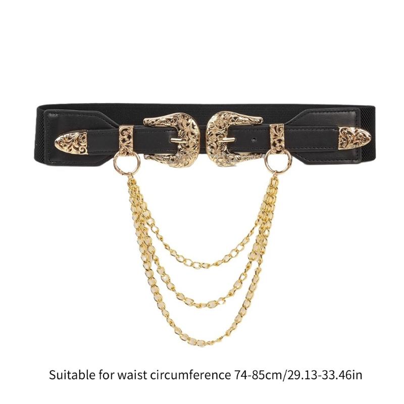 Haltbarkeit PU Leder Hüftgürtel Verstellbare Länge PU Gürtel für Mädchen Frauen Dekorative Hüftgürtel für Mantel Röcke Jeans