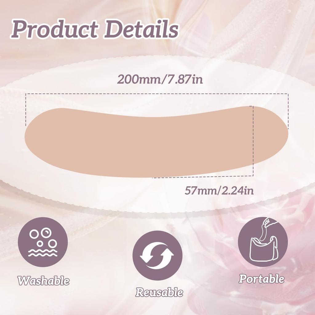 BOROLA Reusable Silicone Neck Wrinkle Patches for and Sagging Tightening and Smoothing Suitable for All Skin Types Skin Patches, Anti-Wrinkle
