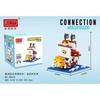 Linkgo Building Blocks di Connessione Uno Luffy Chopper Piece Boa Franky Zoro Nami Robin Jinbei Brook Modello 3D Giocattolo con Mini Mattoncini