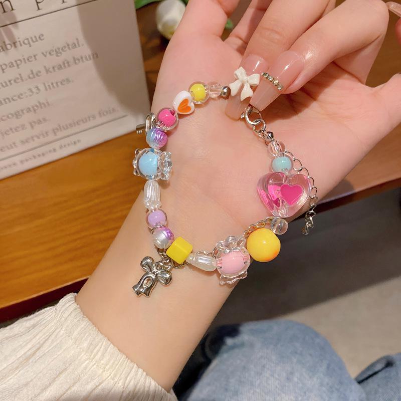 Dopamine Candy Love Bracelet: Sweet, Cute, Light Luxury Gift for Women