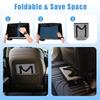 Smof Foldable Car Storage Box with Multiple Pockets and Drink Convenient storage for car and passenger Large capacity for organizing and Holder.