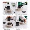 Creative Tea Cups and Mugs Ceramic Mug Thermal Coffee Cup Vintage Beer Water Cup Infuser Lid Wooden Handle Personalized Gifts