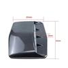Universal Auto Luftauslass Haube Carbon Faser Motorhaube Basis Dekorative Abdeckung mit Band Außen Haube Auto Luft Intak Scoop Zubehör