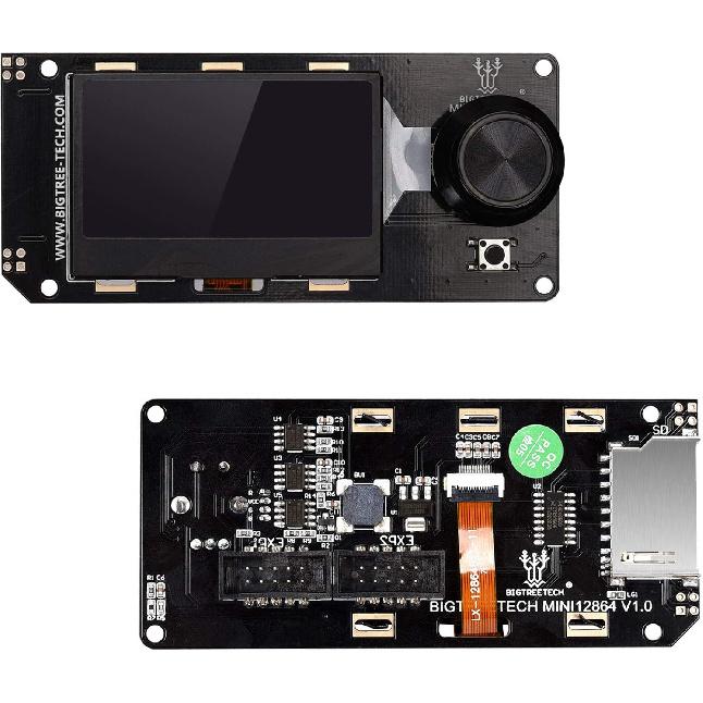 BIGTREETECH Mini12864 V2.0 LCD Graphic Smart Display Control Board with Adapter and Cable for Ender-3 VORON 2.4 Prusa-i3 3D Printer RAMPS 1.4 RepRap