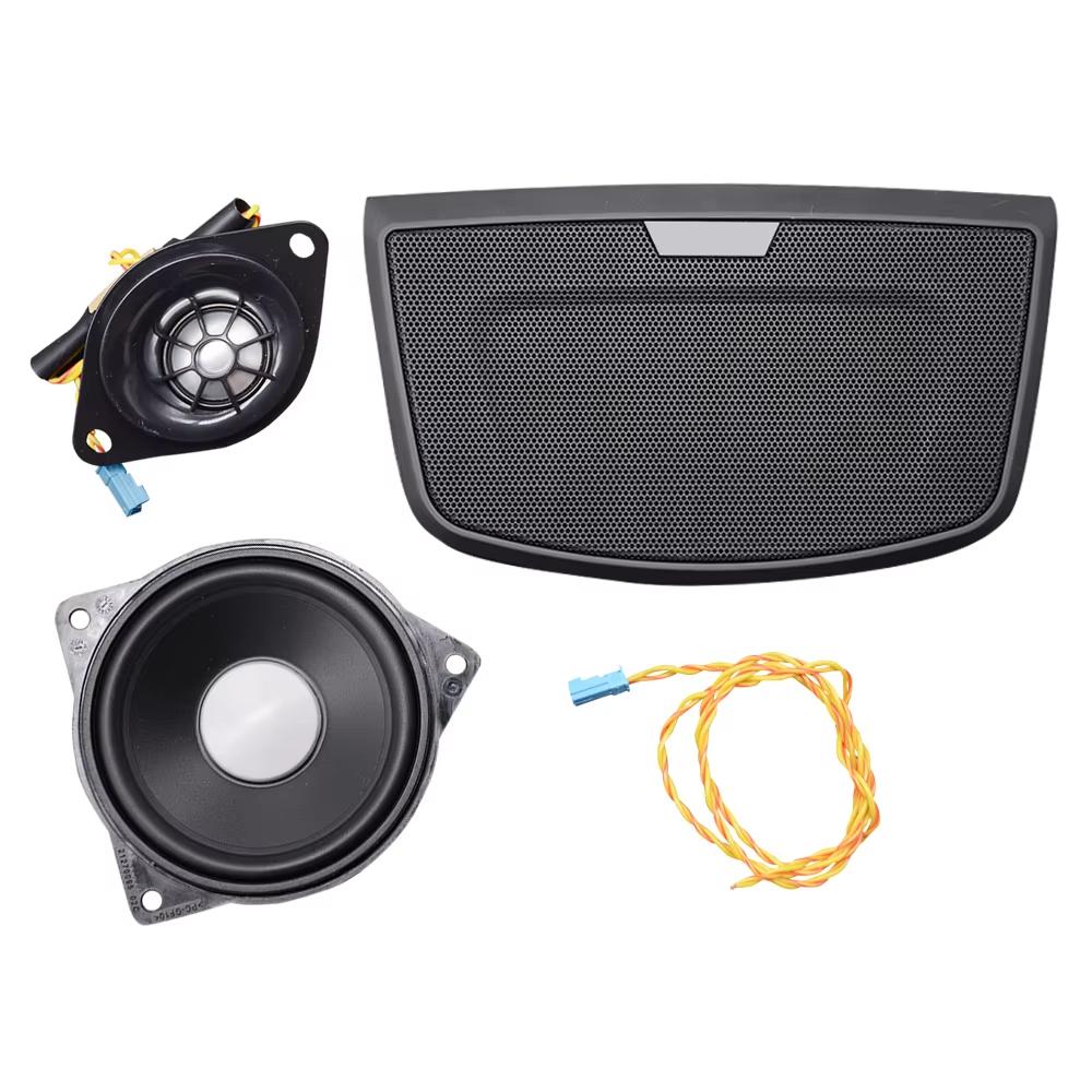 For BMW Center Console Speaker Cover Kit For BMW F30 F31 F32 F34 3GT 3 4 Series Dashboard Loudspeaker Midrange Speakers Tweeter