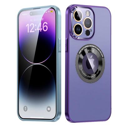 Magnetic Silicone Shockproof Case for iPhone 14 13 12 Pro Max Plus Wireless Charging Cover