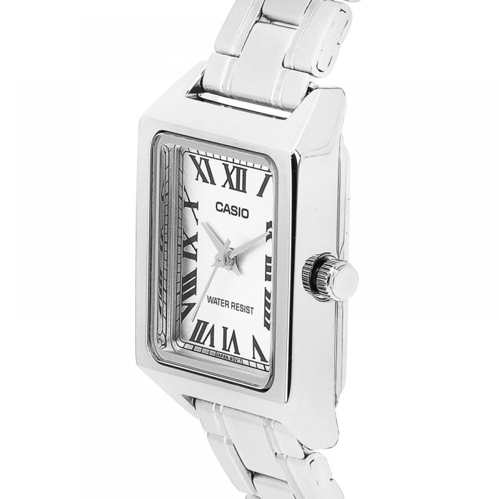 CaSio Ltp V007d 7budf  Ltp V007d 7b  Analog Square Sat Student Women S Metal Watch