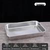 Thickened Deepened 316 Stainless Steel Rectangular Serving Pan
