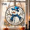 Seasonal Decorative Disc Retro Halloween Pendant, Ghost/Bat/Spider Web/Pumpkin Head Print, Door Handle Welcome Sign Vintage Acrylic Hanging