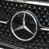 Autoaufkleber Heiß 2026 Neu Für Benz 3D 188mm Frontgrill Stern Logo Emblem Plakette Für Mercedes-Benz C-Klasse 2014-2018 GLC Auto Emblem