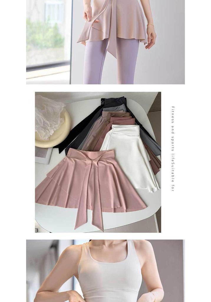 Yoga Skirt: One-Piece Sports Cover for Running and Fitness