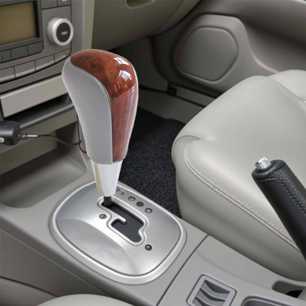 Wood Gear Shift Knob Car Automatic Wood Stick Shift Knob Compatible with Toyota 4Runner Camry RAV4 Solara Land Cruiser Avalon Venza Sienna Matrix