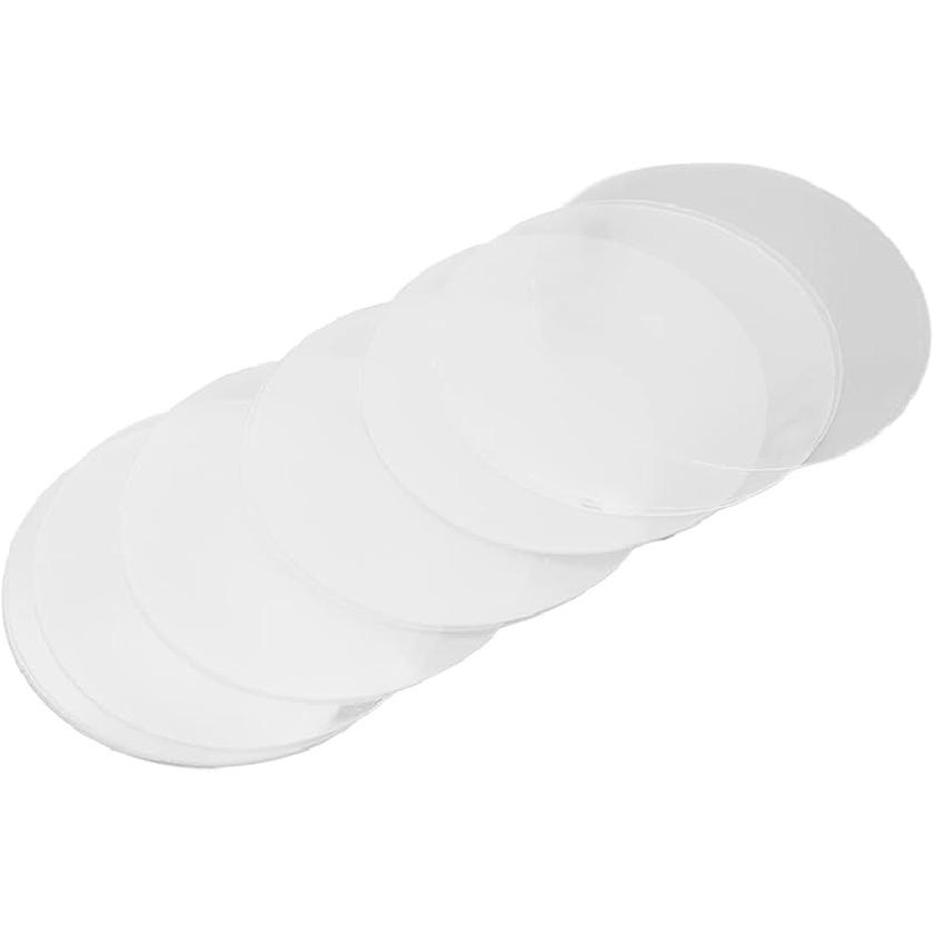 

Clear Badge Film,200Pcs PVC Transparent Badge Protective Film Plastic Circle Mylars Protective Sheet Button Maker Circle Mylars for Round Badge 44MM