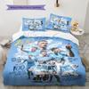 Rare MCFC Collects Bedding Quilt Set Quilt Cover Pillowcase Home Decoration Birthday Gift (1 * duvet cover + 2 * pillowcase, without core)