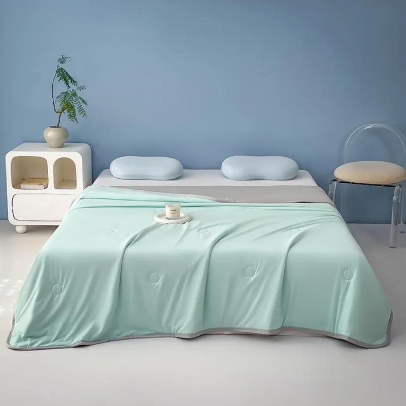 

2025 новый класс A японская технология охлаждения мороженое слюда охлаждение шелк летнее одеяло кондиционер одеяло кожа прохлада 100x150cm 1pcs