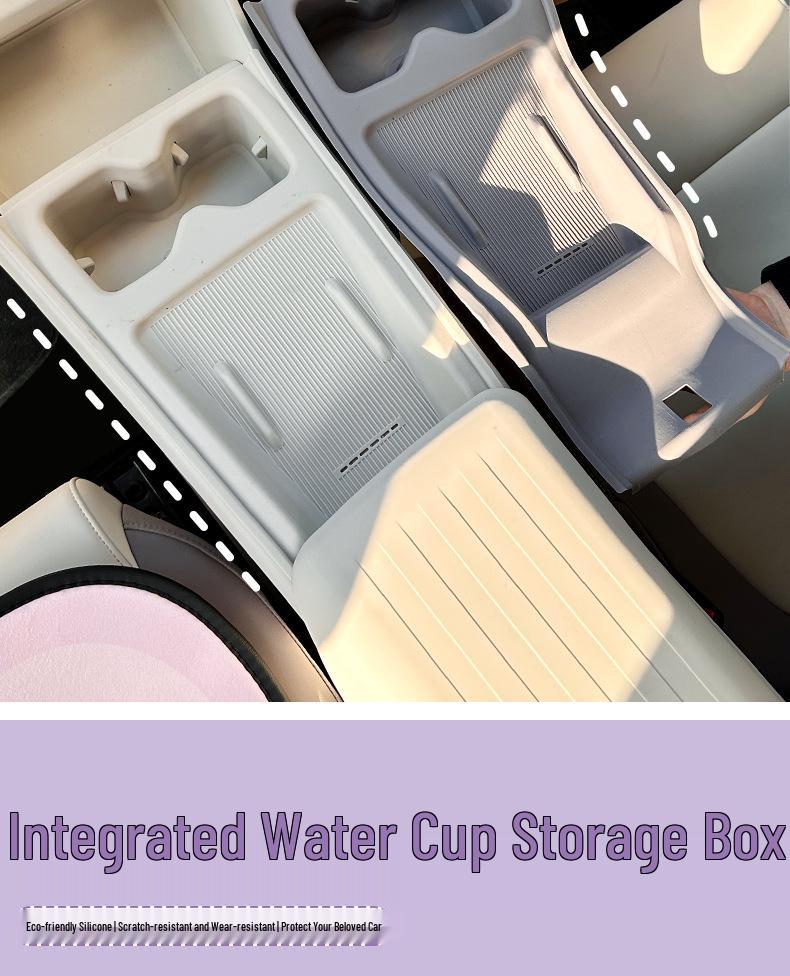 MG4 Center Console Silicone Anti-Slip Pad Set - Interior Car Accessories.