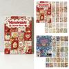 Stickerbuch Realistische Stickerei-Textur-Sticker Enthält 680 Stück Niedliche Stanz-Sticker für Journaling Scrapbooking Planer