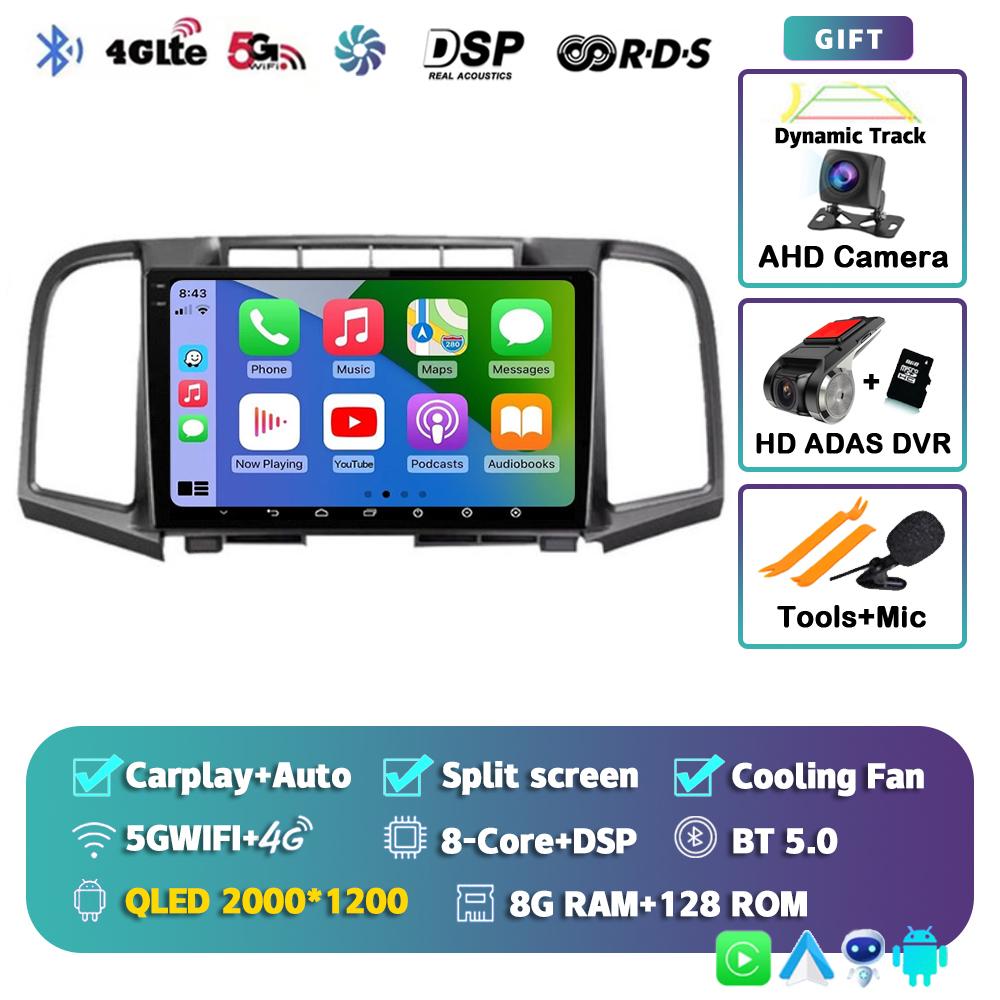 Android14 Carplay Auto For Toyota Venza 2008 - 2012 2013 2014 2015 2016 Car Radio Multimedia Player Video Stereo WIFI+4G BT 2DIN