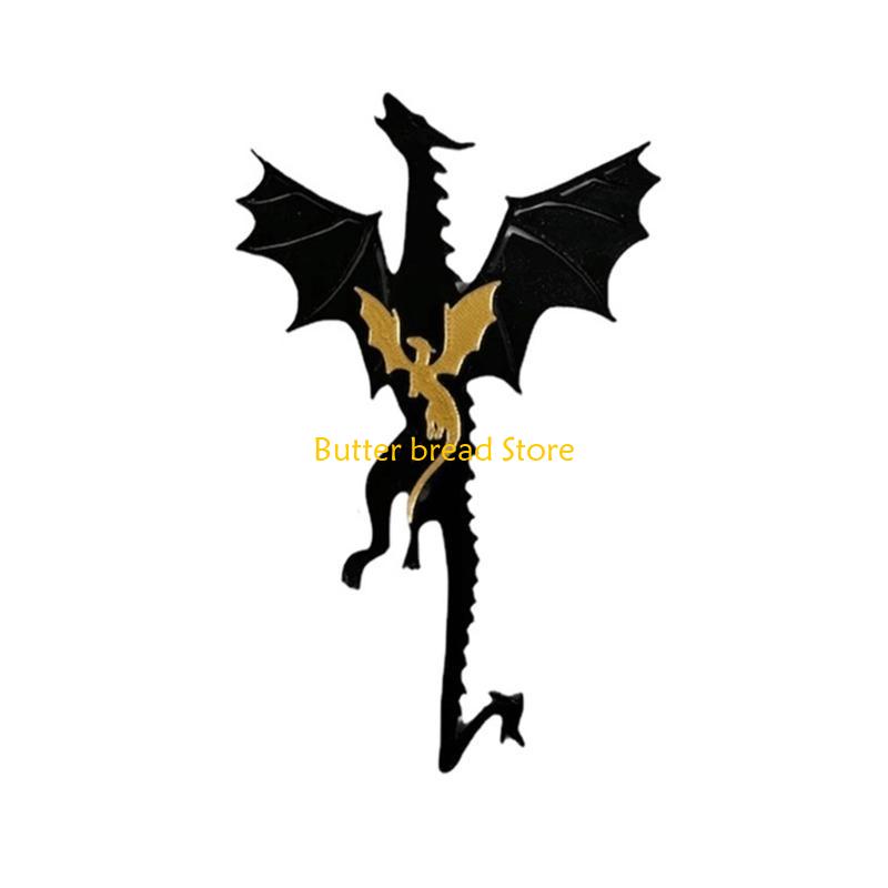 W89C Dragon Bookmarks Clouds Bookmarks Double-Sided Book Markers Bookshelf Decoration for Book Lovers Reading Enthusiast